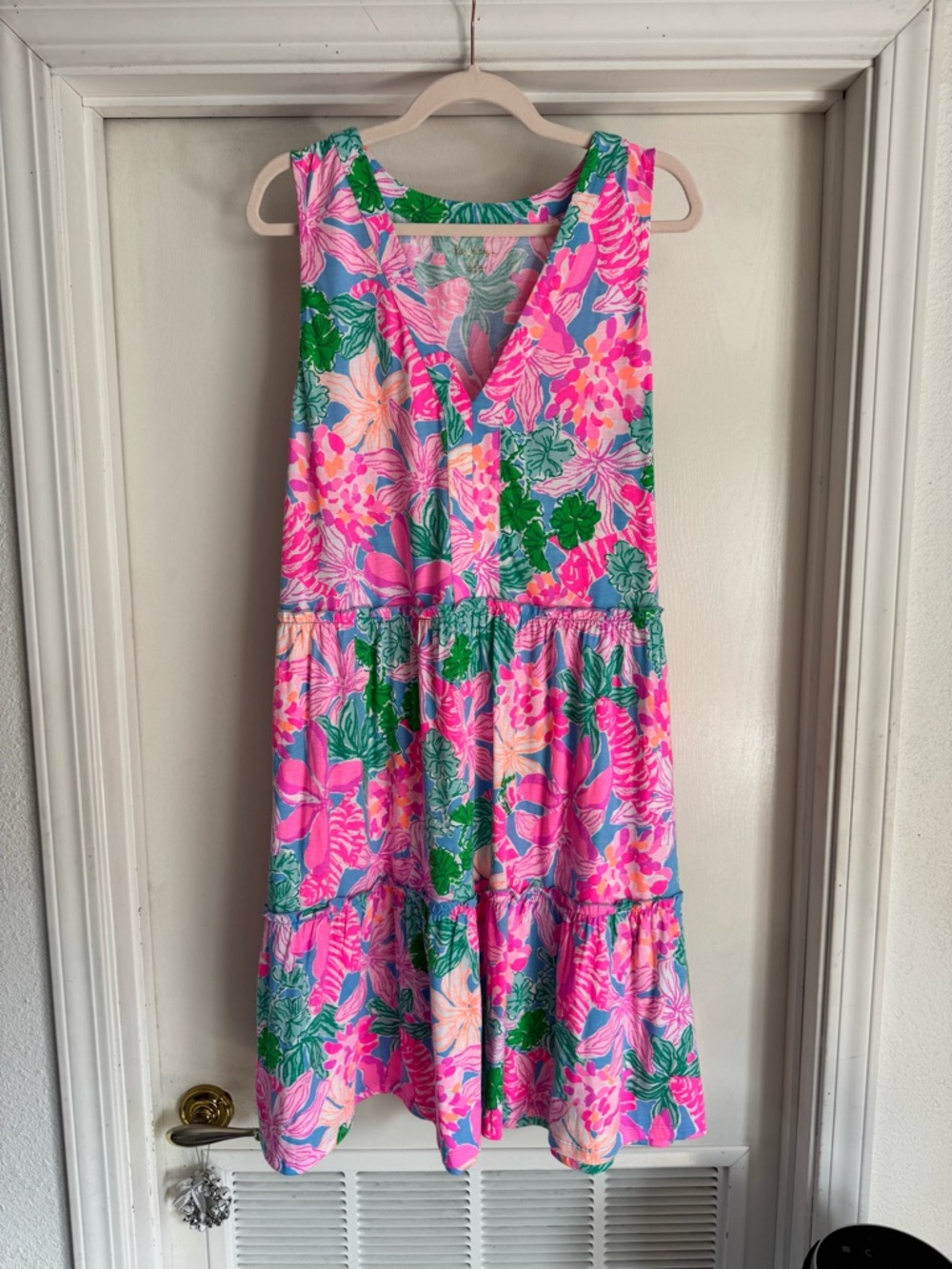 NWOT Lilly Pulitzer Lorina Tiered Swing Dress - Picture 4 of 10